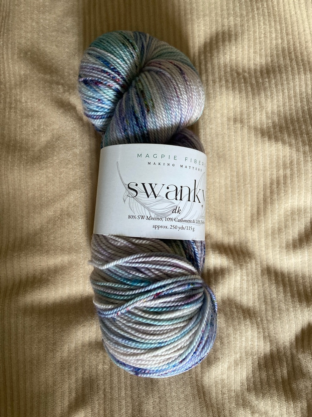 Magpie Fibers Swanky DK OOAK No 45 Let It Go